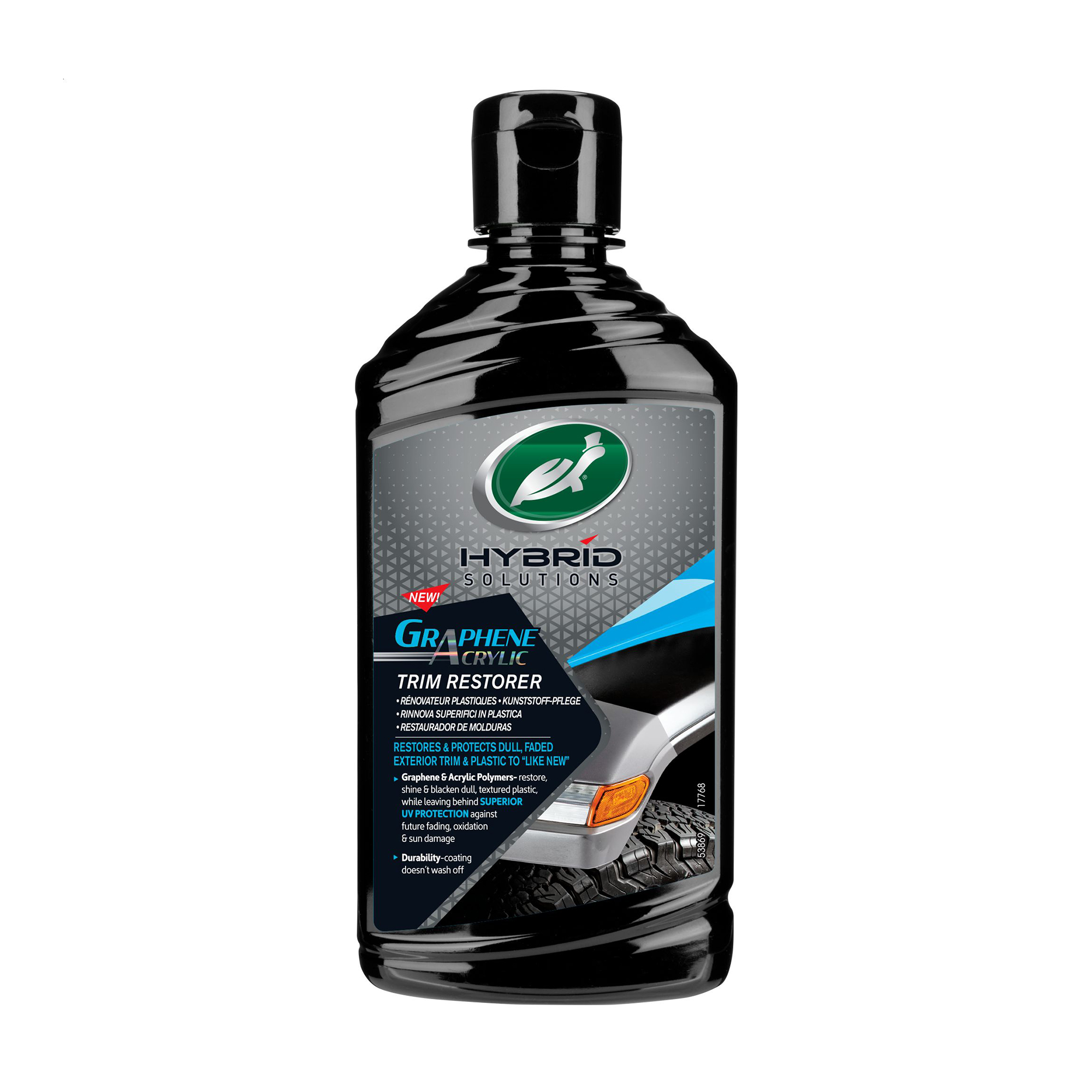Поліроль-реставратор для шин Turtle Wax Trim Restorer з керамікою та акрилом, 296 мл
