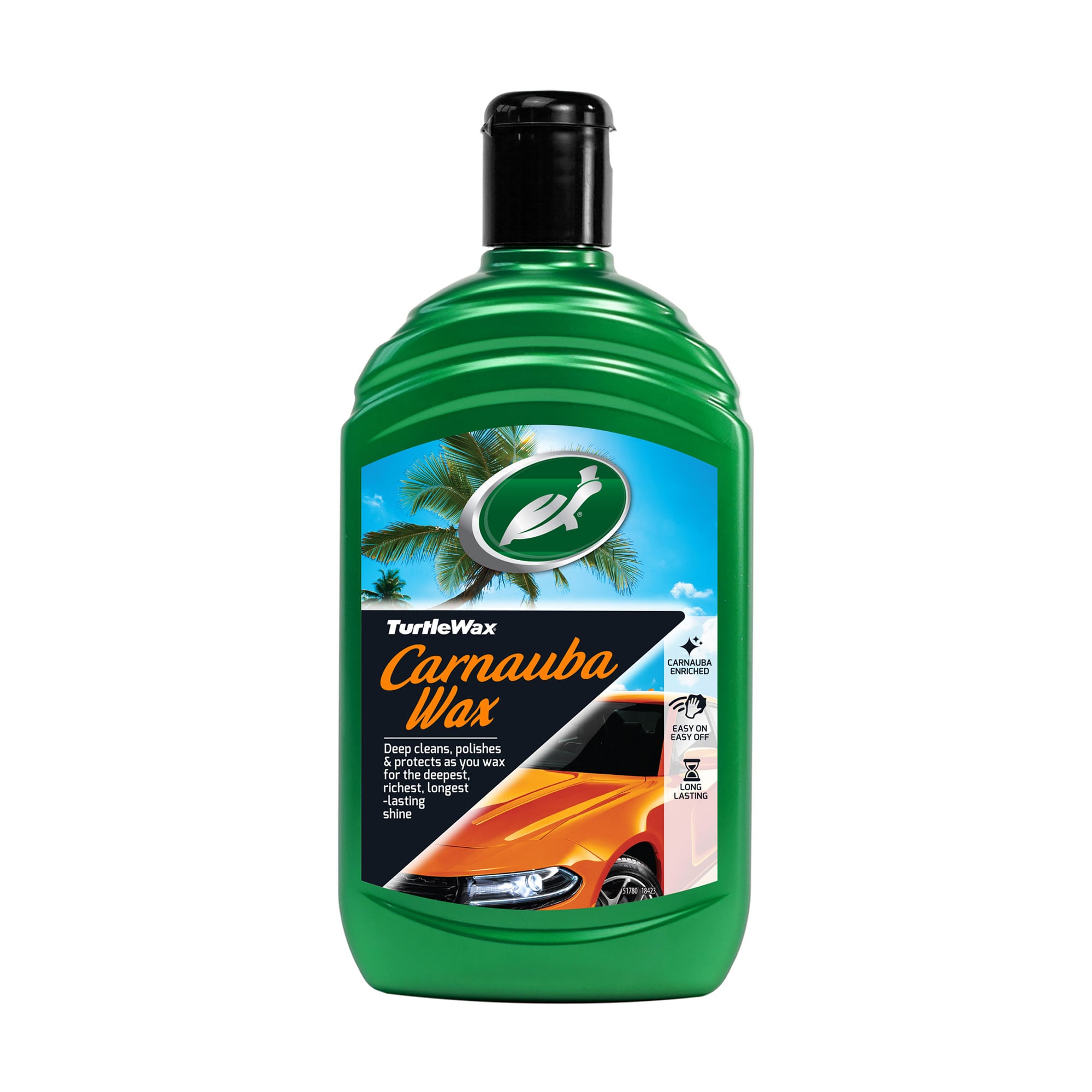 Поліроль Turtle Wax Carnauba Car Wax з воском карнауби, 500 мл